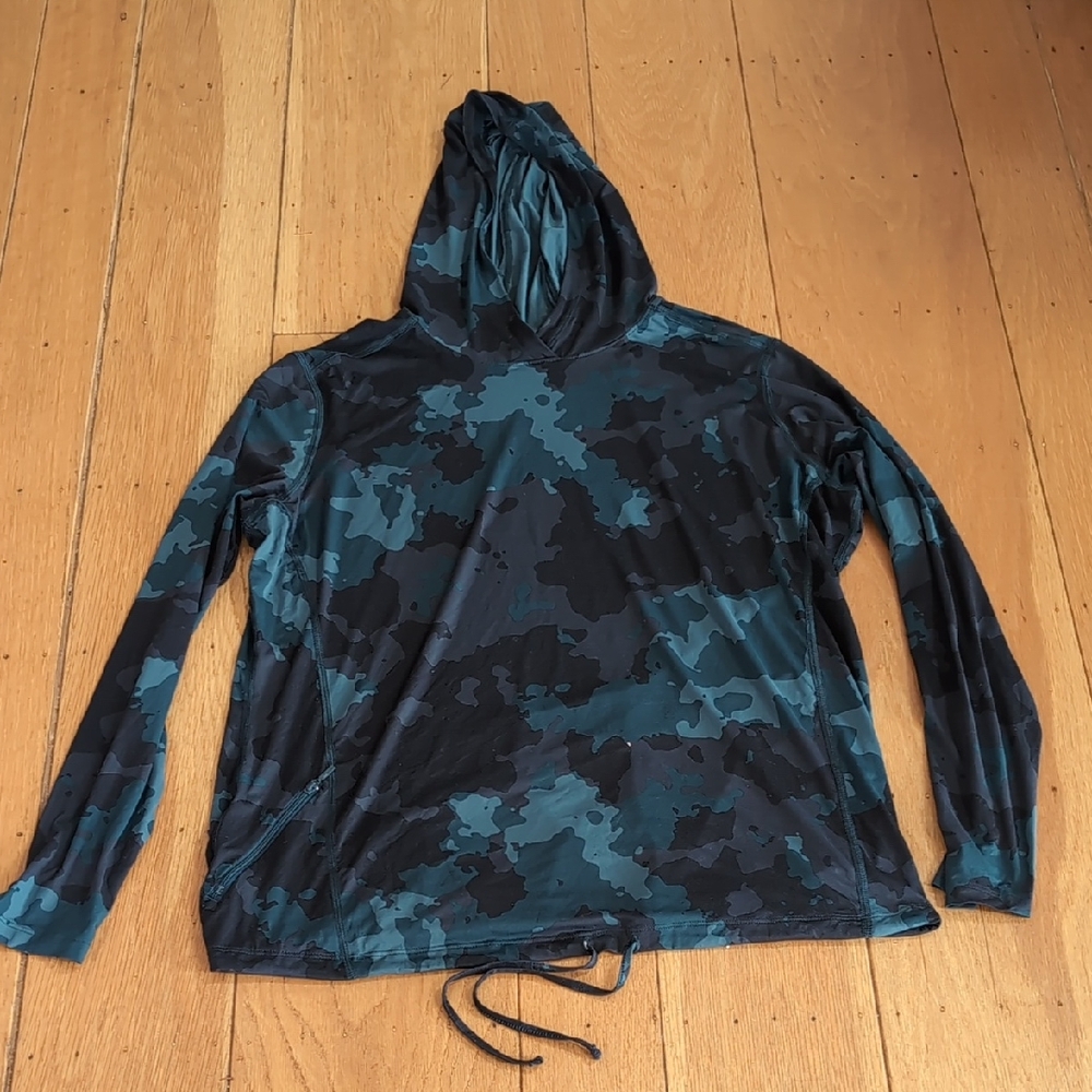 Mountain Hardwear Women's Teal Hooded Pullover